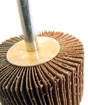 Brusné lamelové vějíře a válce