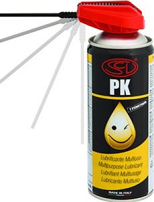 PK 400 Víceúčelový Sprej pro Údržbu 400 ml: Sedm Funkcí v Jednom Balení