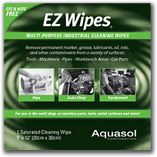 AQUASOL - Čistící ubrousky na nerez EZ Wipes