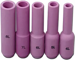 Hubice keramická (TIG) pro hořáky 17/18/26 se závitem prodloužená 76 mm