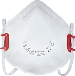 OXYLINE X210 R D - Respirátor FFP2 opakovaně použitelný, bez ventilku, balení box 10 ks