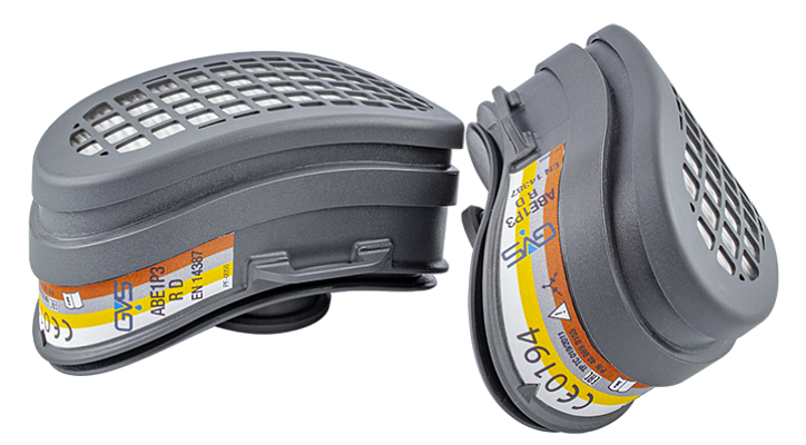 GVS ELIPSE sada výměnných filtrů ABE1 P3 k nízkoprofilovým maskám a polomaskám