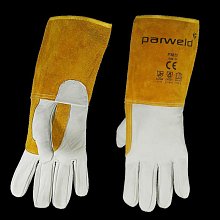 Rukavice svářečské Parweld TIG z kozinky, manžeta z hovězí kůže