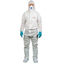 Jednorázová ochranná kombinéza kat. III C110, typ ochrany 5 a 6