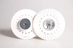 Podložný talíř TPF125M14TF na brusné výseky 125/M14 Turbo flex bílý