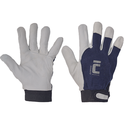 PELICAN Blue - pracovní rukavice kombinované