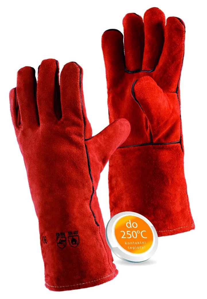 Svářečské kožené rukavice JUTEC H05L0035-SC