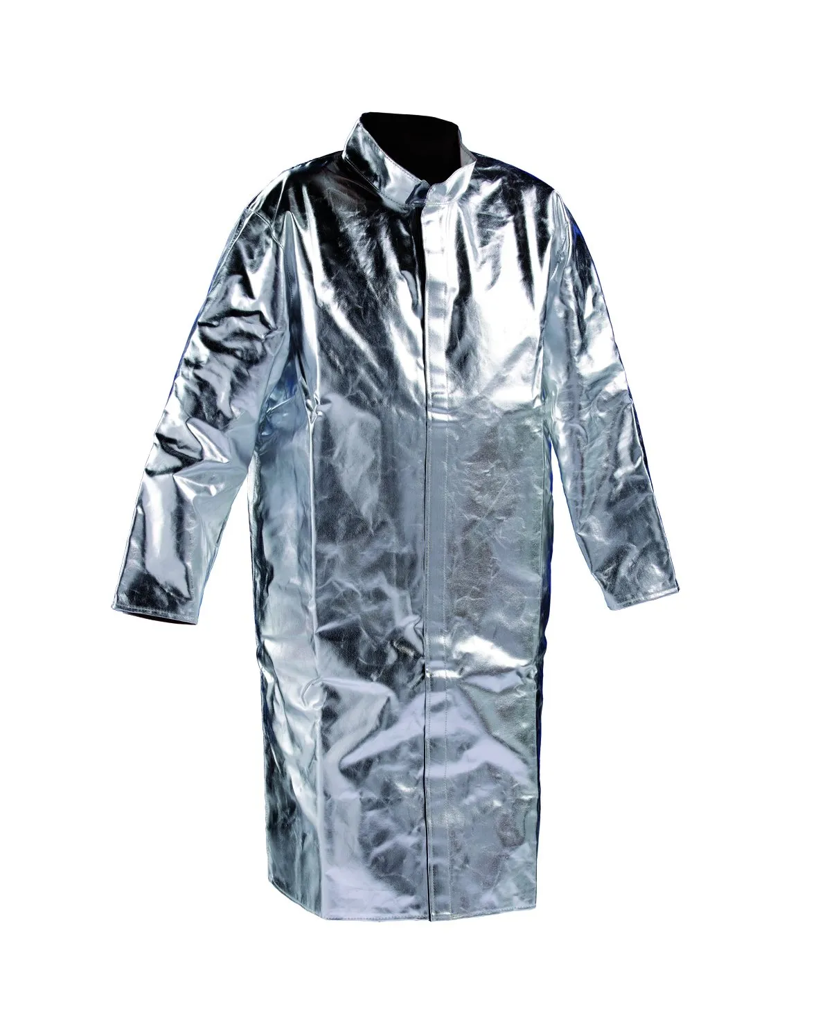 Ochranný kabát JUTEC se svislým rovným zapínáním  z preox-aramidové tkaniny s AL povlakem pro horké provozy