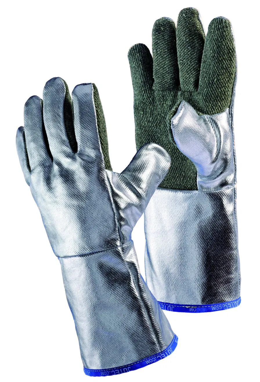 Tepelně odolné rukavice JUTEC do 600 °C kontaktního a 1000 °C sálavého tepla H125A2xx-W2