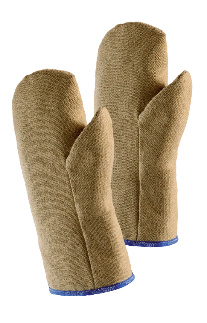 Tepelně odolné rukavice JUTEC do 750 °C s vnitřní izolací z PBI tkaniny CE CAT III
